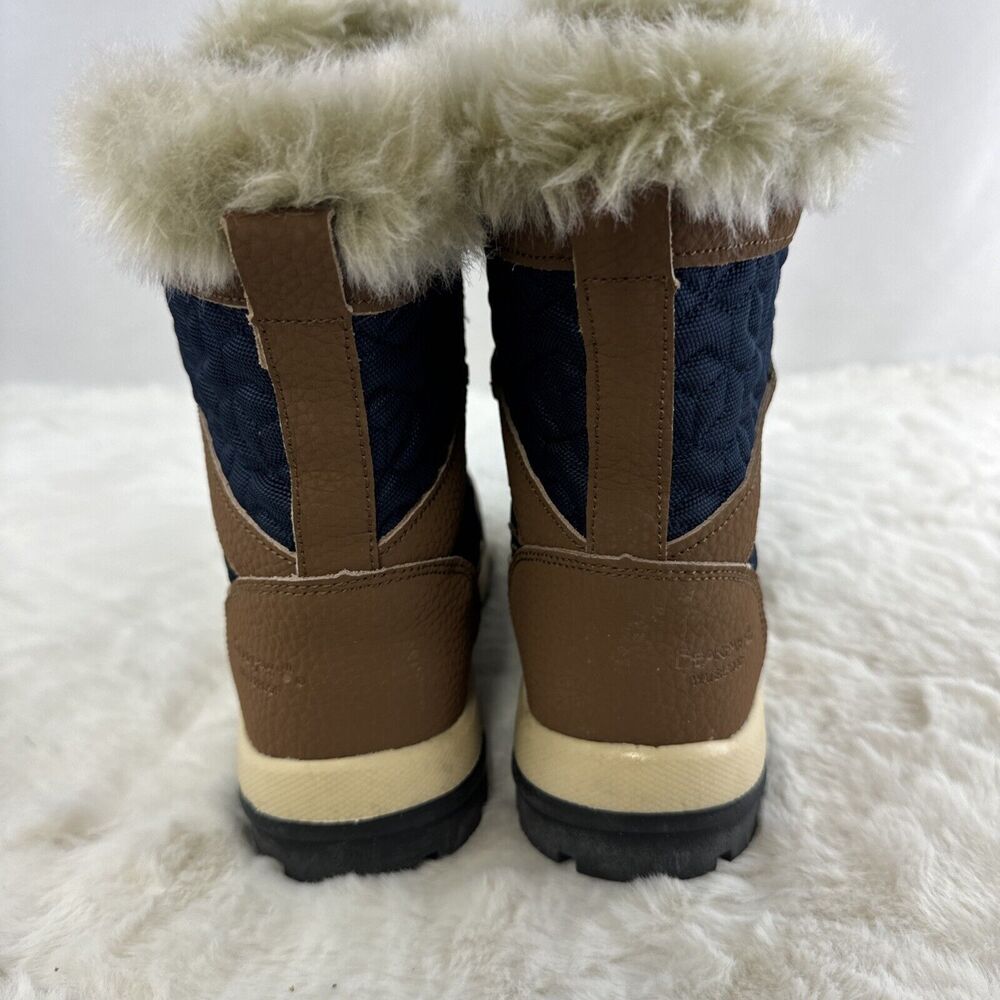 Bearpaw Women's Marina Blue Hickory Waterproof Snow Boots 2150W Size 6 - Picture 6 of 9
